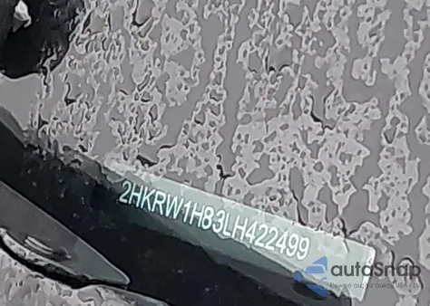 2020 Honda Cr-V 2Wd Ex-L z USA, uszkodzony, nr VIN 2HKRW1H83LH422499